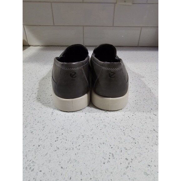 ECCO Men\'s Street LITE Summer Slip On Sneaker Titanium Grey Size 12-12.5 Leather main image 6